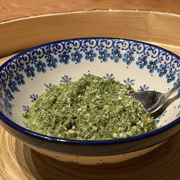 Afghaanse groene chutney