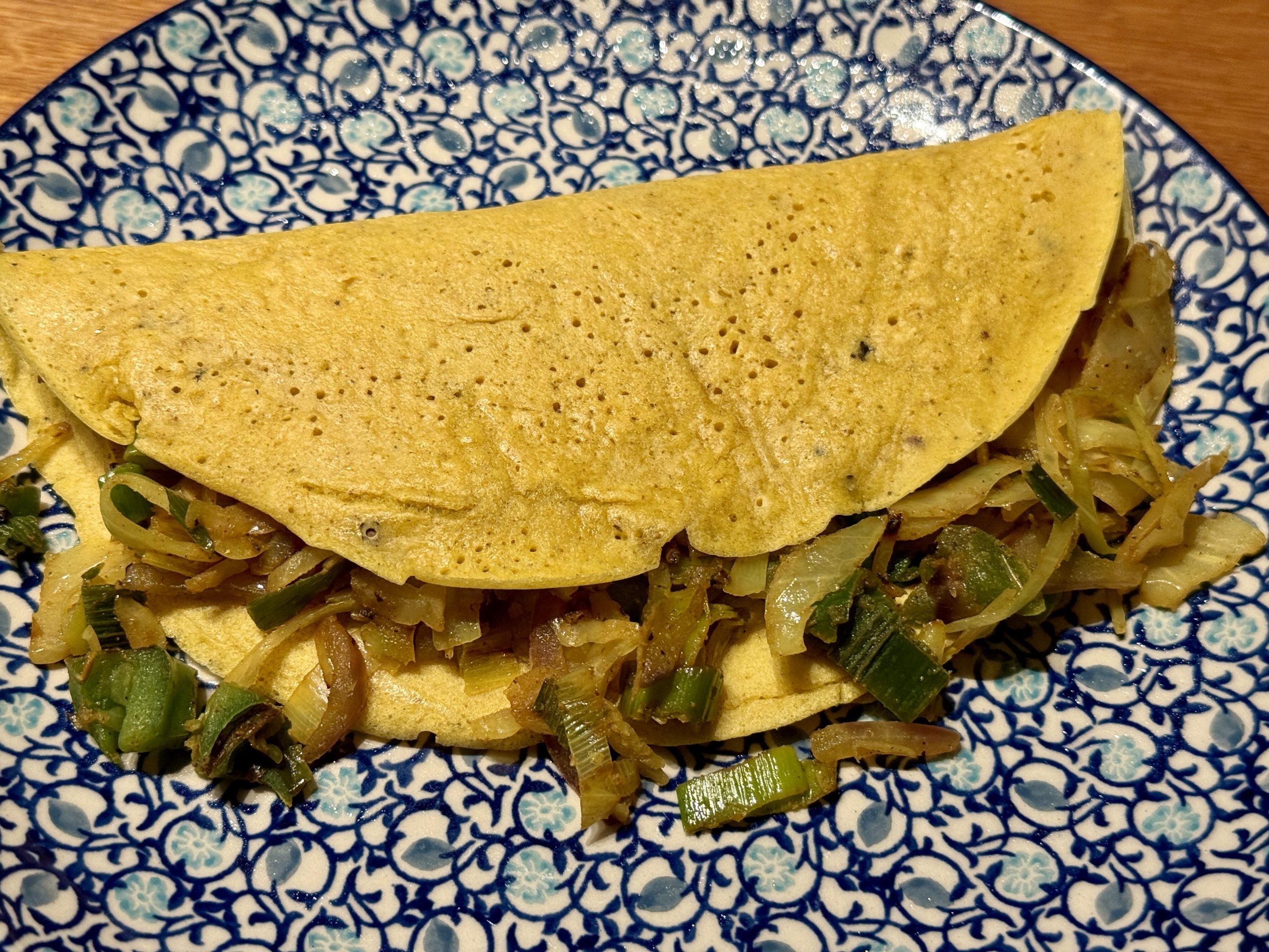 Luchtige kikkererwtenomelet – vegan en glutenvrij!