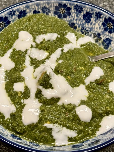 palak tofu