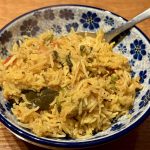 Schaaltje met biryani